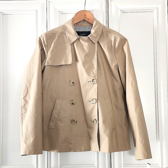 J. CREW | Japanese Poplin Swing Coat - Picture 12 of 13